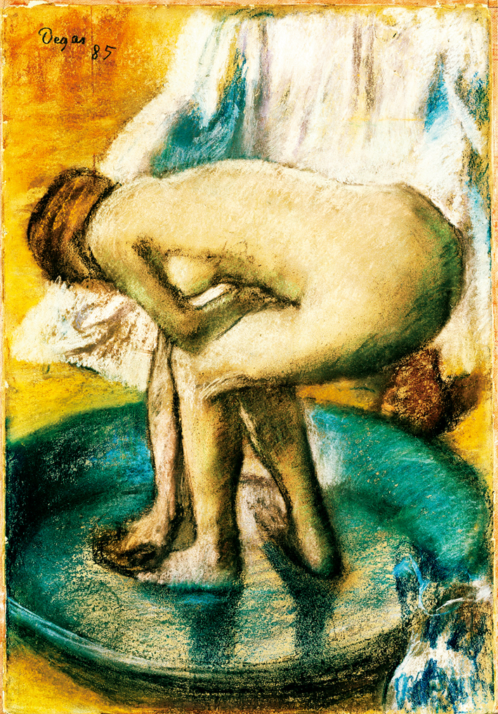  埃德加·德加 Edgar Degas—— 浴盆中的裸女